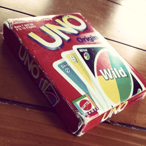 Playing UNO brought back childhood memories while forging new ones.